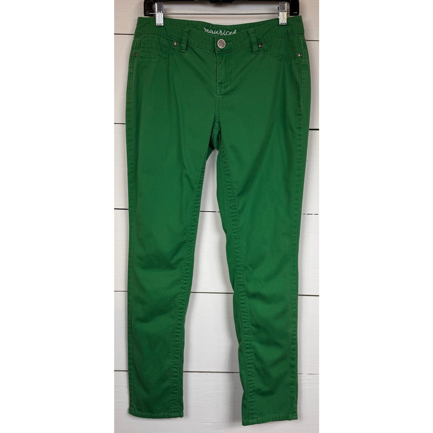 Maurices Green Skinny Pants Women's Size 7/8
