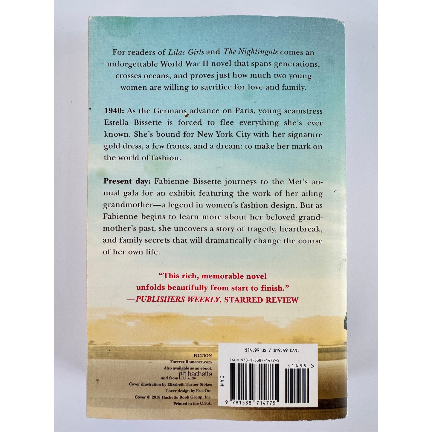 The Paris Seamstress by Natasha Lester (Paperback)