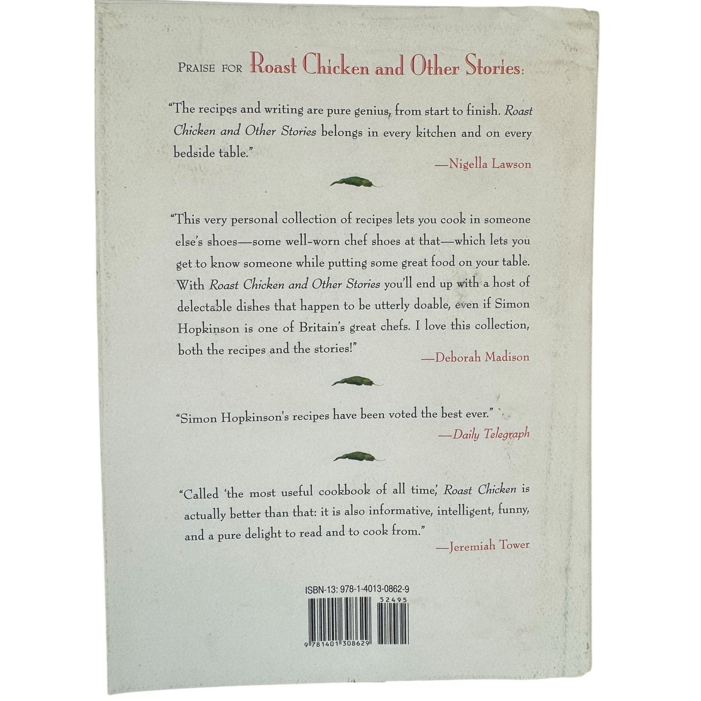 Roast Chicken and Other Stories by Simon Hopkinson (Hardcover)