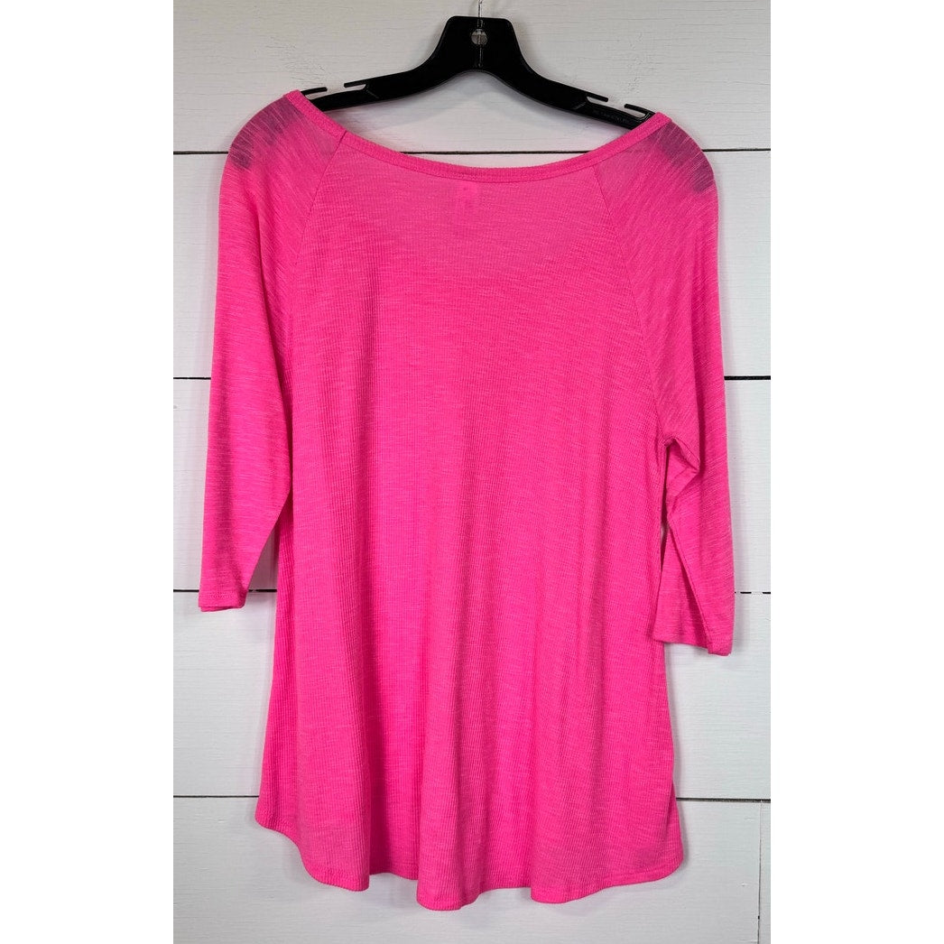 No Boundaries 3/4 Sleeve Top Women's Size Large