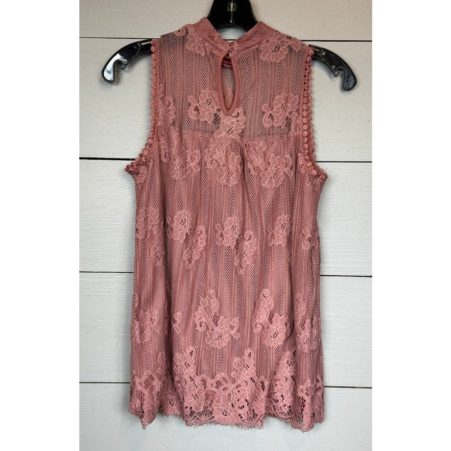 Don't Stop Believing Sleeveless Blouse Women's Size Small