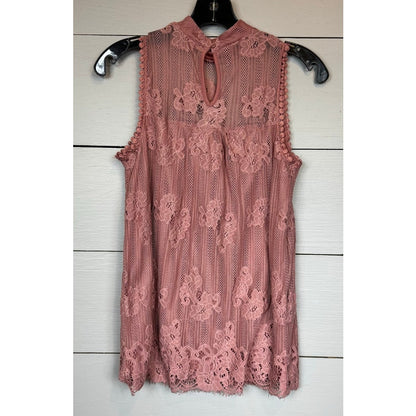 Don't Stop Believing Sleeveless Blouse Women's Size Small