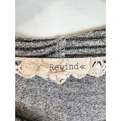 Rewind Long Sleeve Top Women's Size Large
