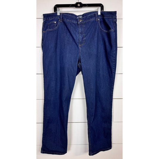 Terra & Sky Straight Leg Jeans Women's Size 24W