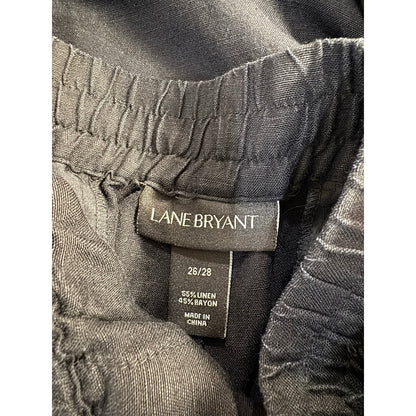 Lane Bryant Black Capri Pants Women's 26/28