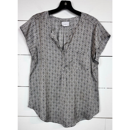 Liz Claiborne Short Sleeve Blouse Women's Size Large