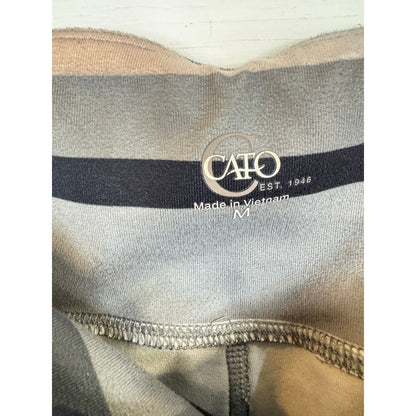 Cato Gray Athletic Capri Leggings Women's Size Medium