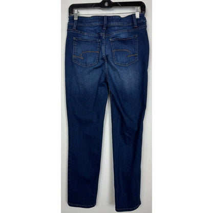 Time And Tru Blue Skinny Straight Cut Jeans Women's Size 6