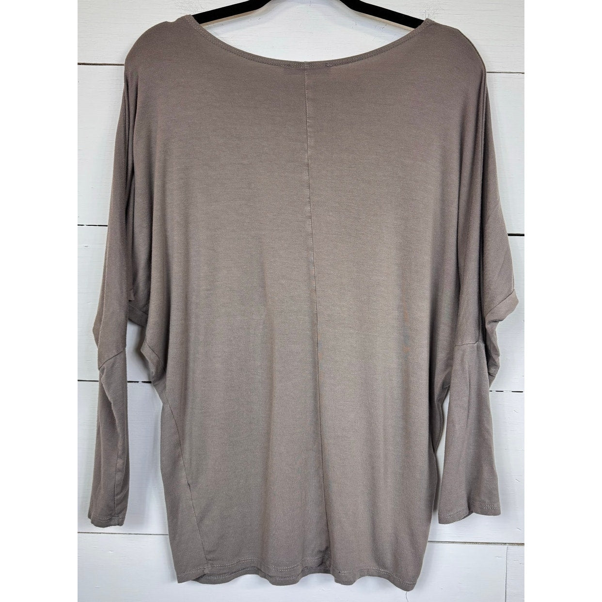 Emma's Closet Brown Long Sleeve Blouse Women's Size Medium