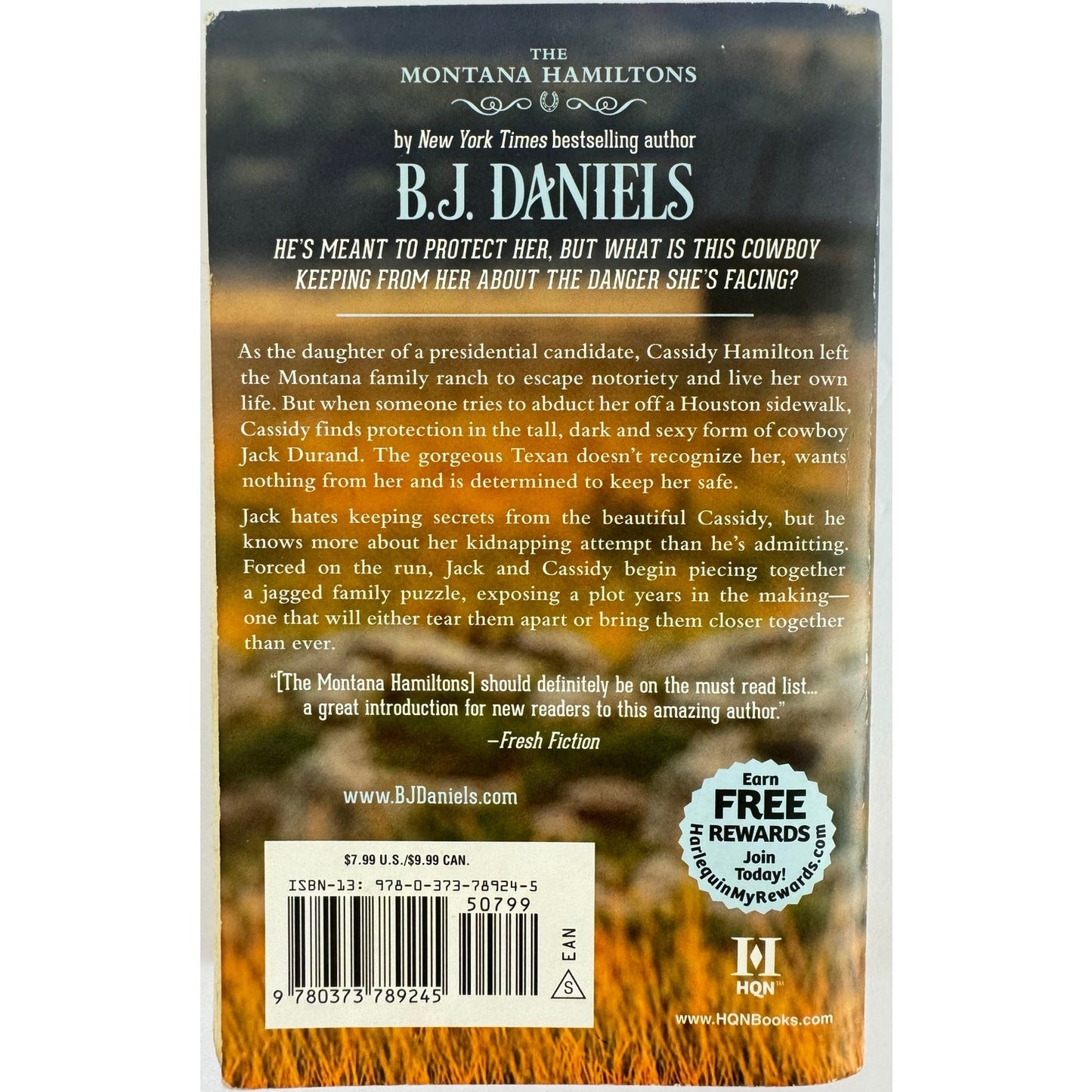 Into Dust by B.J. Daniels (Paperback)