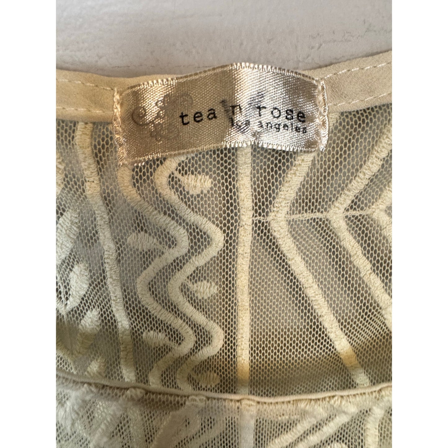 Tea N Rose Short Sleeve Dress Women's Size Small