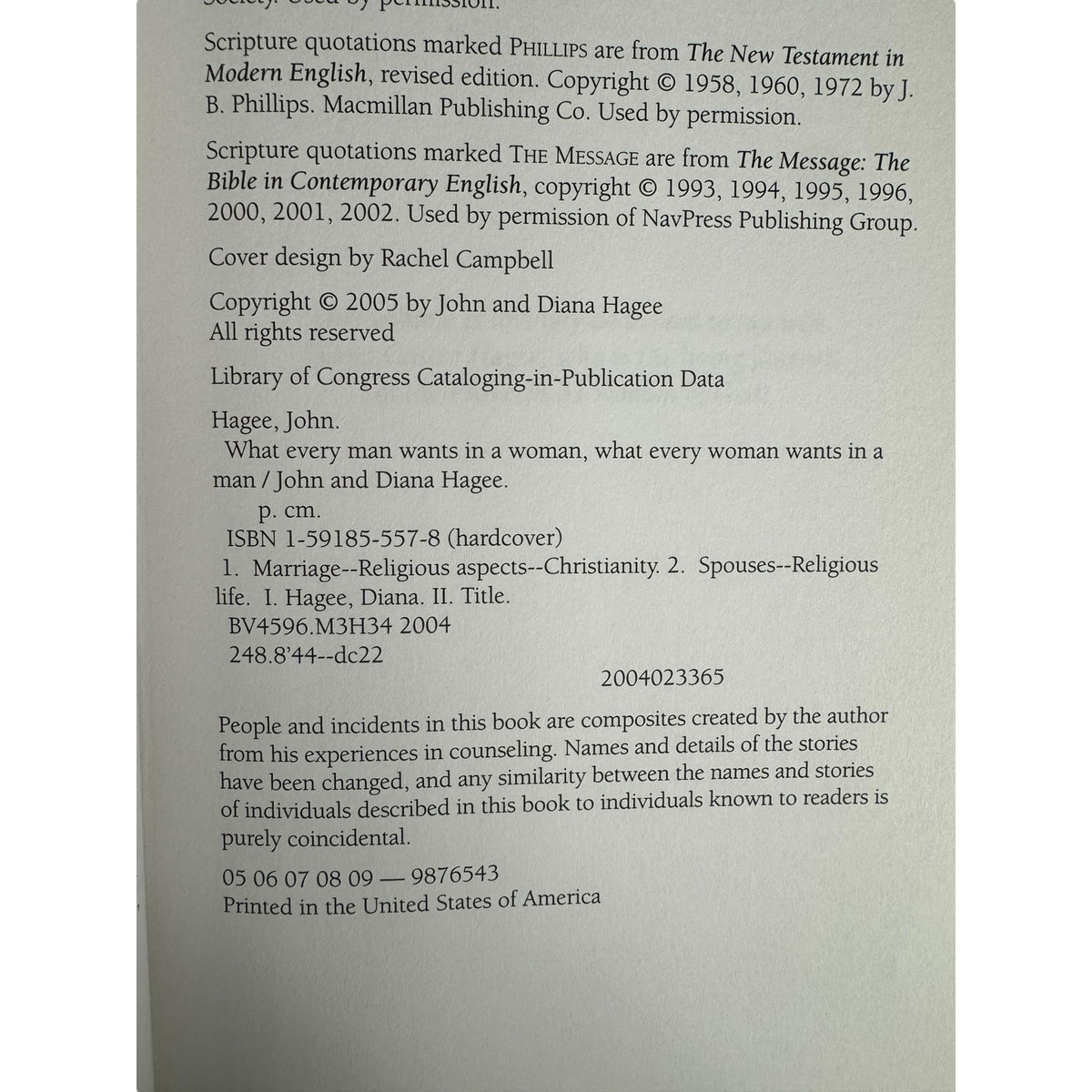 John Hagee What Every Man Wants in a Woman Hardcover Book 2005 - Image 6
