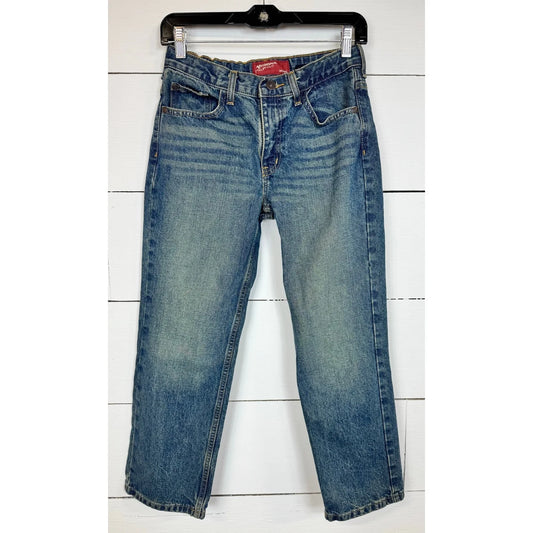 Arizona Straight Cut Jeans Boy's Size 10 Husky - Image 1