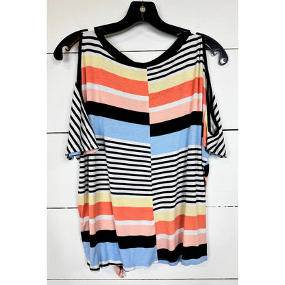 BiBi Short Sleeve Blouse Women's Size Small - Image 2