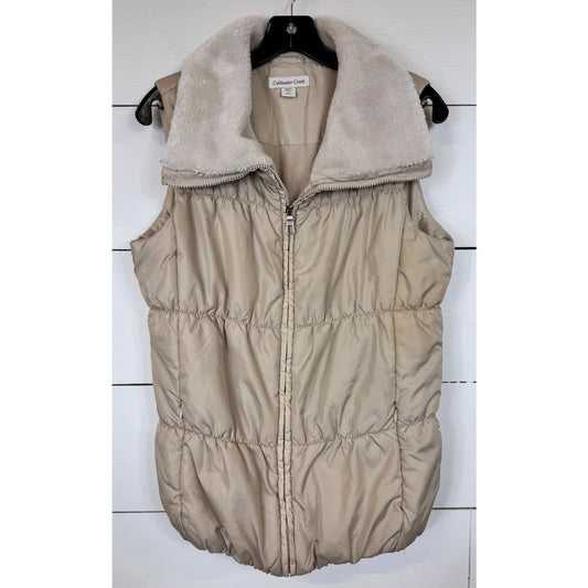 Coldwater Creek Puffer Vest Women's Size Medium - Image 1