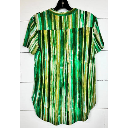 Cato Short Sleeve Blouse Women's Size Small - Image 2