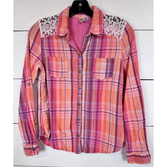 Route 66 Button Up Shirt Girl's Size XL - Image 1