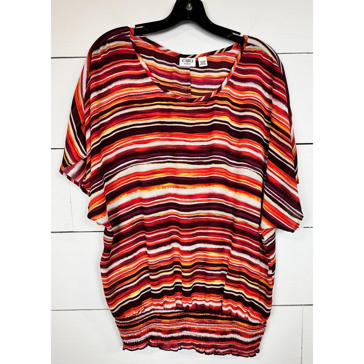 Cato Short Sleeve Blouse Women's Size 18/20W - Image 1