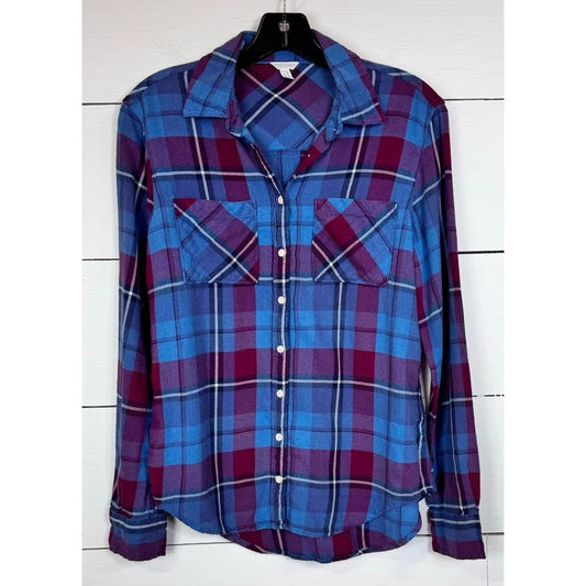 Aeropostale Button Up Shirt Women's Size Medium - Image 1