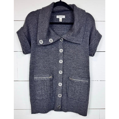 Dressbarn Short Sleeve Sweater Women's Size Medium - Image 1