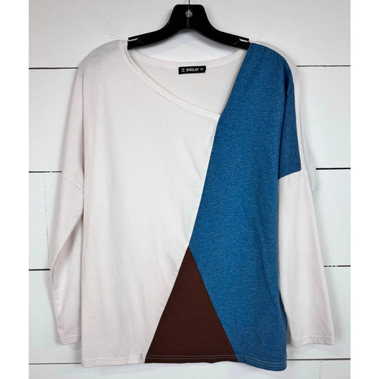 Sheilay Long Sleeve Blouse Women's Size Medium - Image 1