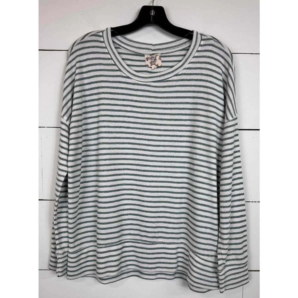 Hippie Rose Long Sleeve Blouse Women's Size Large - Image 1