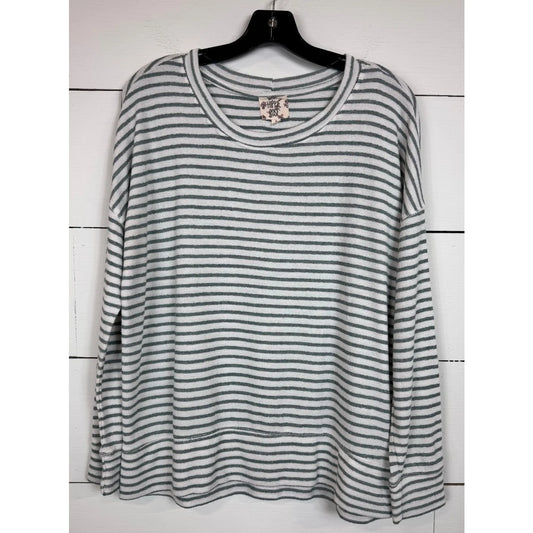 Hippie Rose Long Sleeve Blouse Women's Size Large - Image 1
