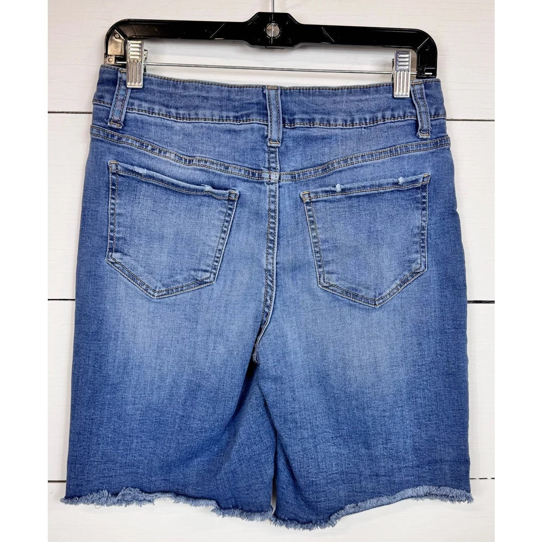 Time and Tru Denim Shorts Women's Size 4 - Image 2
