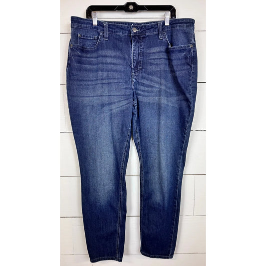Lee Riders Mid-Rise Skinny Jeans Women's Size 20 Long - Image 1