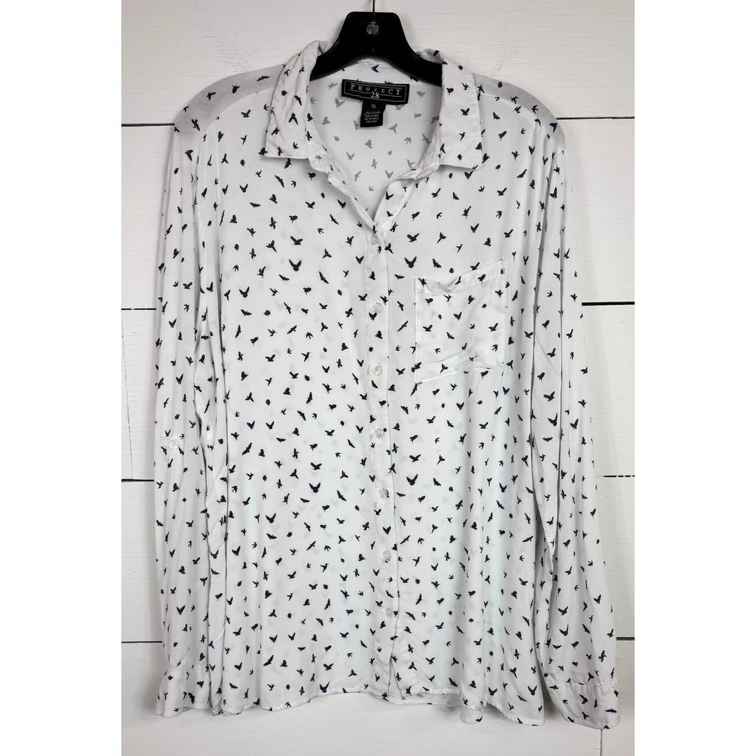Project 28 Button Up Shirt Women's Size XL - Image 1