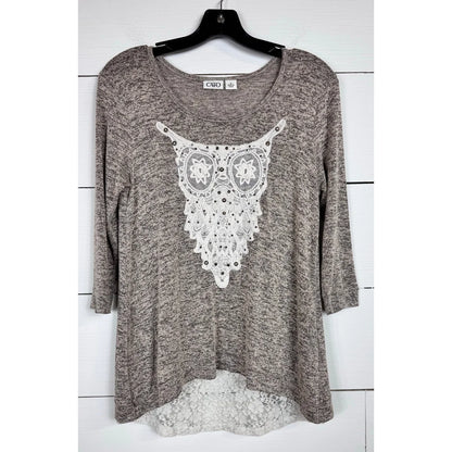 Cato 3/4 Sleeve Blouse Women's Size Small - Image 1