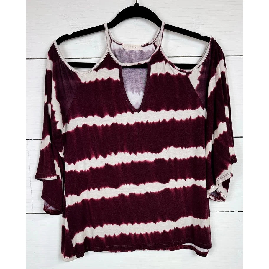 Entro 3/4 Sleeve Blouse Women's Size Small - Image 1
