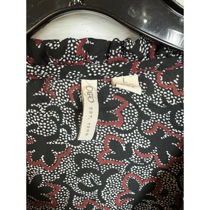 Cato Black Long Sleeve Blouse Women's Size Large - Image 3