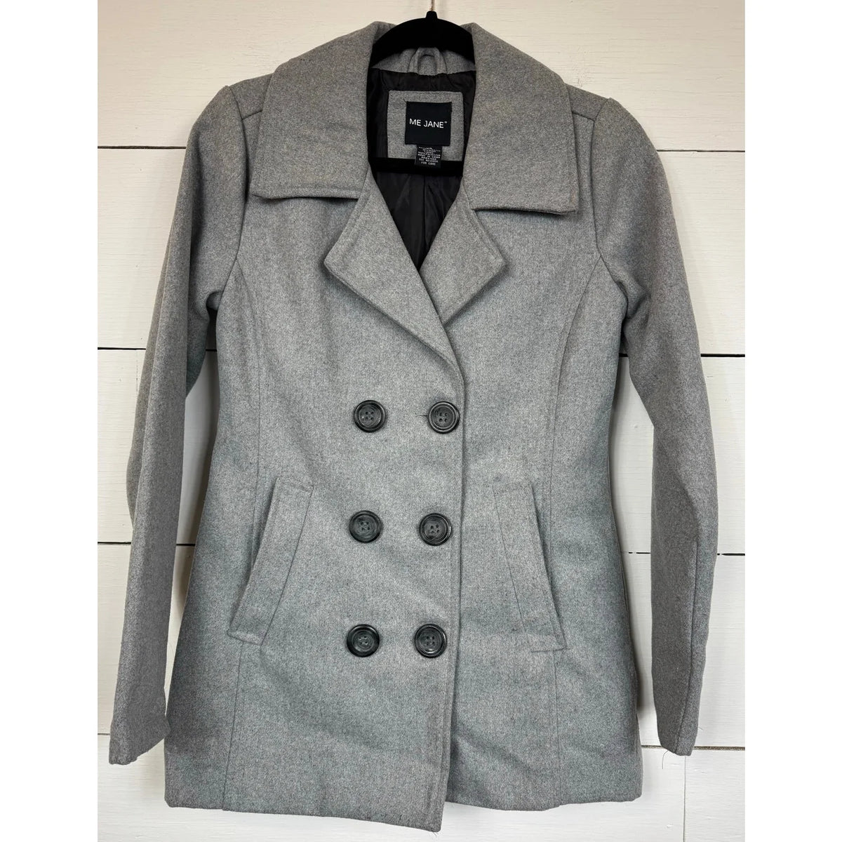 Me Jane Gray Pea Coat Women's Size XS - Image 1