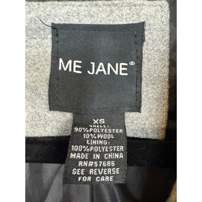Me Jane Gray Pea Coat Women's Size XS - Image 3