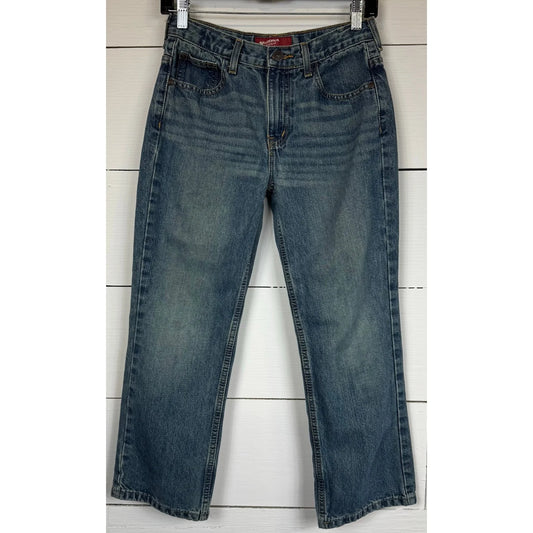 Arizona Straight Cut Jeans Boy's Size 10 Husky - Image 1