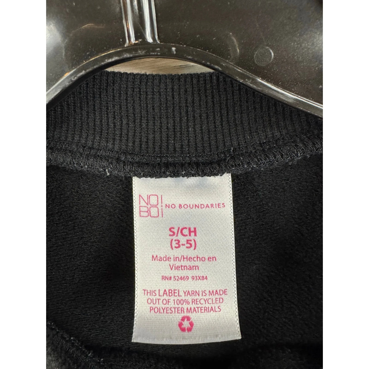 No Boundaries Cropped Sweatshirt Women's Size Small - Image 3