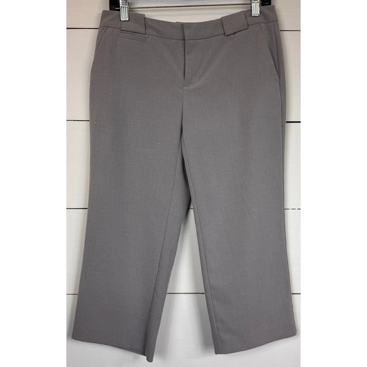 Daisy Fuentes Gray Dress Capris Women's Size 4 - Image 1