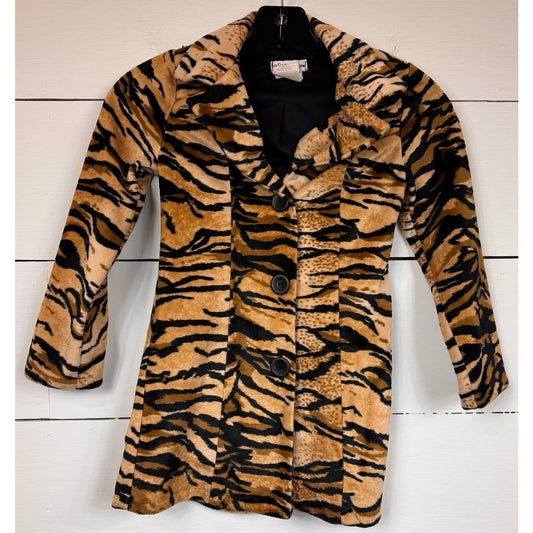 Gin Chameleon Animal Print Coat Girl's Size Small - Image 1