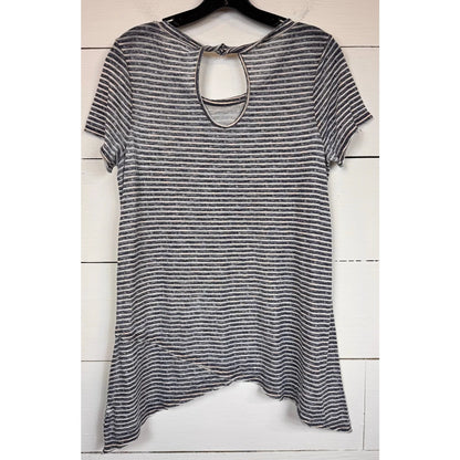 Sonoma Short Sleeve Striped Shirt Women's Size Large - Image 2