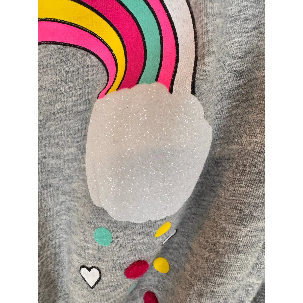 Okie Dokie Gray Long Sleeve T-Shirt Girl's Size 3T - Image 3