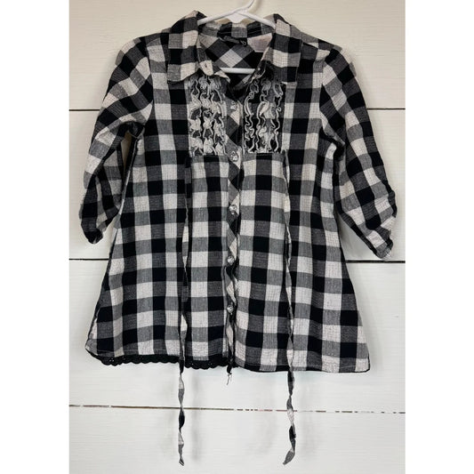 Pogo Club Plaid Shirt Girl's Size 3t - Image 1