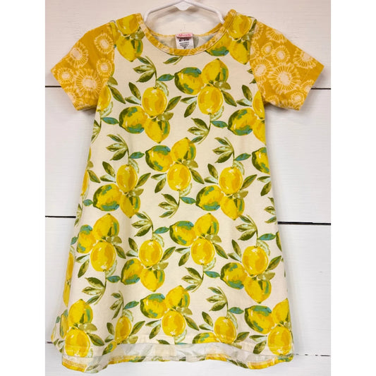 Ricrac & Ruffles Yellow Knee Length Dress Girl's Size 3T - Image 1