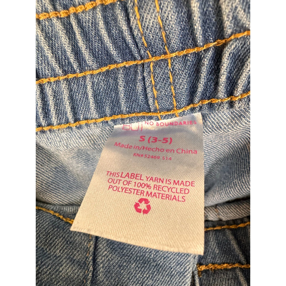 No Boundaries Cuffed Jeans Women's Size Small - Image 3