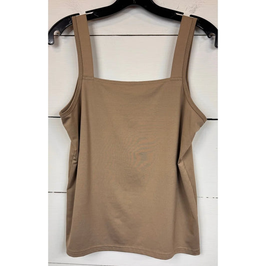 New Directions Beige Tank Top Women's Size Medium - Image 1