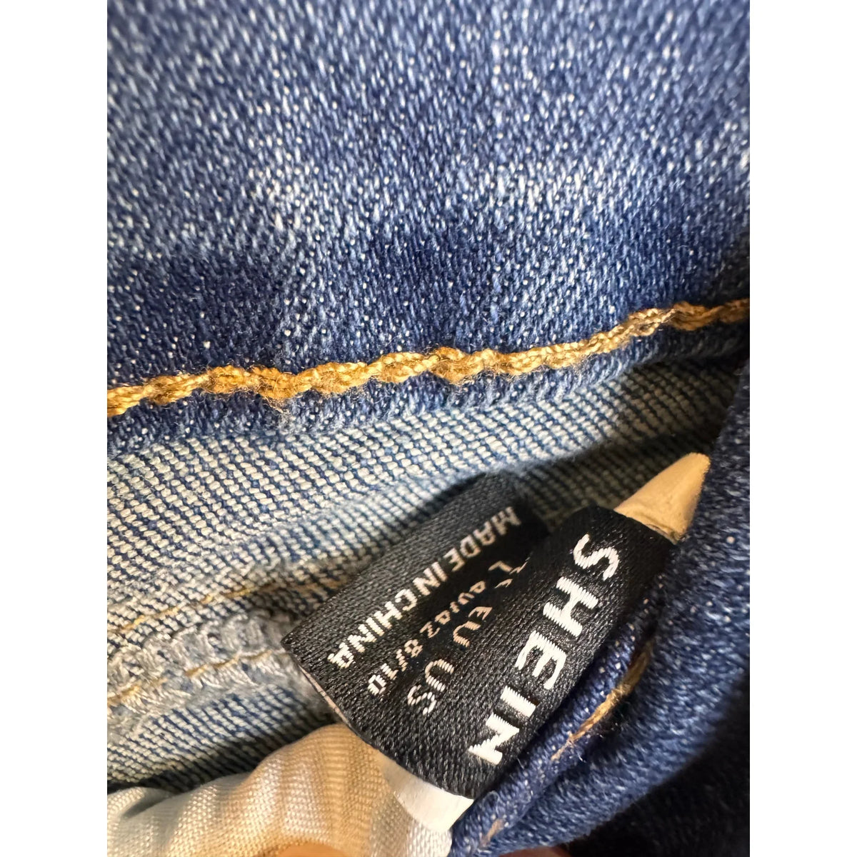 Shein Hish-Rise Skinny Jeans Women's Size Large - Image 3