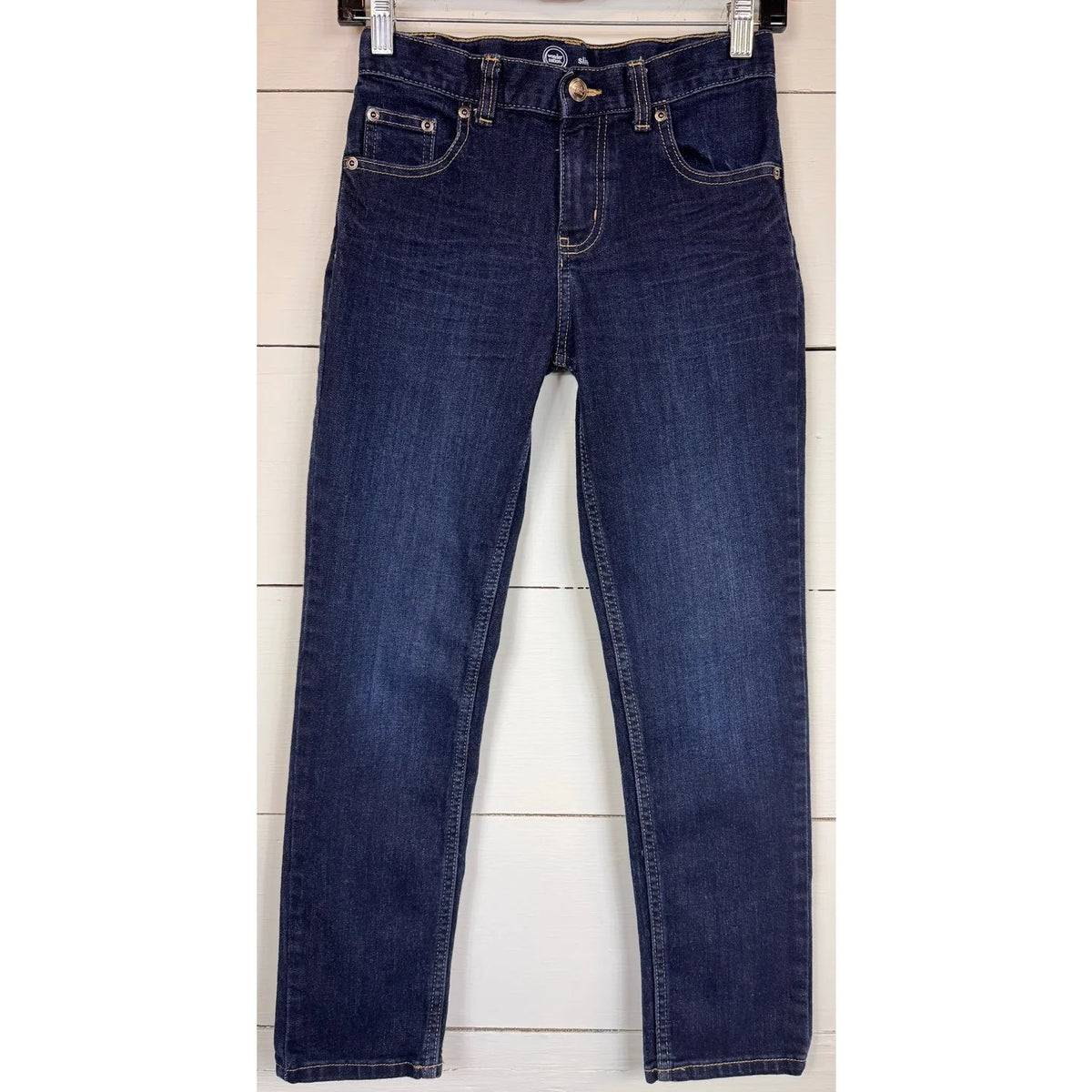 Wonder Nation Straight Slim Fit Jeans Boy's Size 12 - Image 1