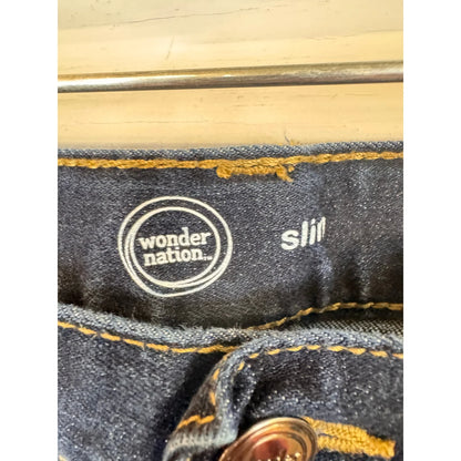 Wonder Nation Straight Slim Fit Jeans Boy's Size 12 - Image 3