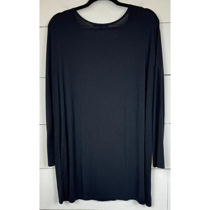 Emma's Closet Black Long Sleeve Blouse Women's Size Medium - Image 2