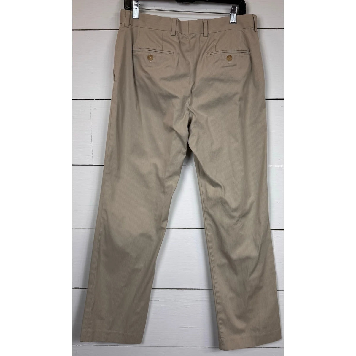 Express Beige Striped Dress Pants Men's Size 32x32 - Image 2